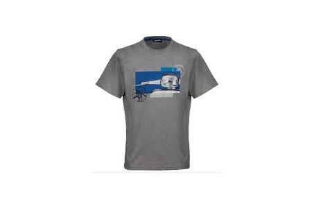 T-SHIRT VESPA HÉRITAGE - GRIS
