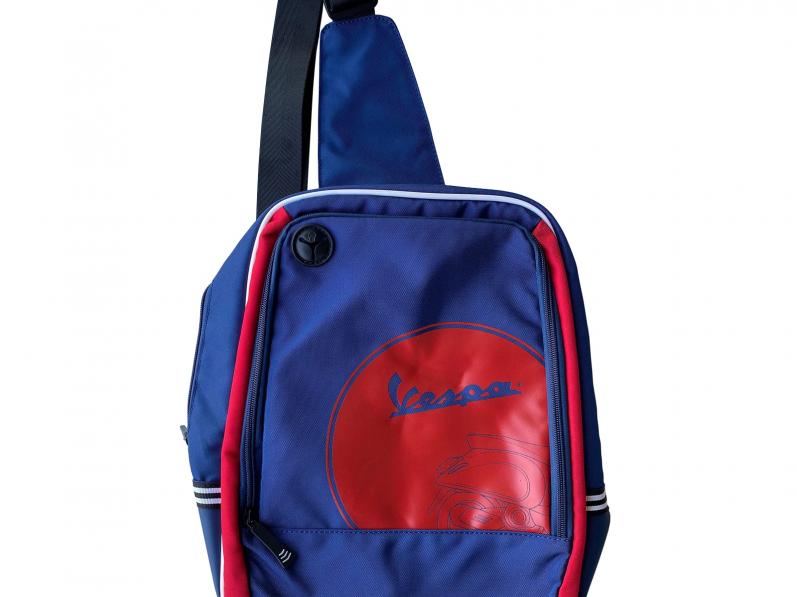 VESPA BACKPACK “HOBBY” BLUE-RED