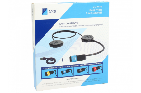SYSTÈME DE COMMUNICATION BLUETOOTH VESPA / PIAGGIO / APRILIA / MOTO GUZZI